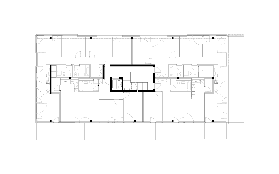 Grundriss Obergeschoss M2