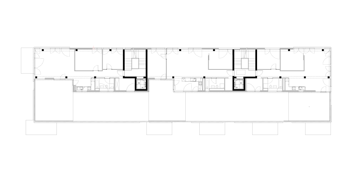 Grundriss Dachgeschoss M3/M4