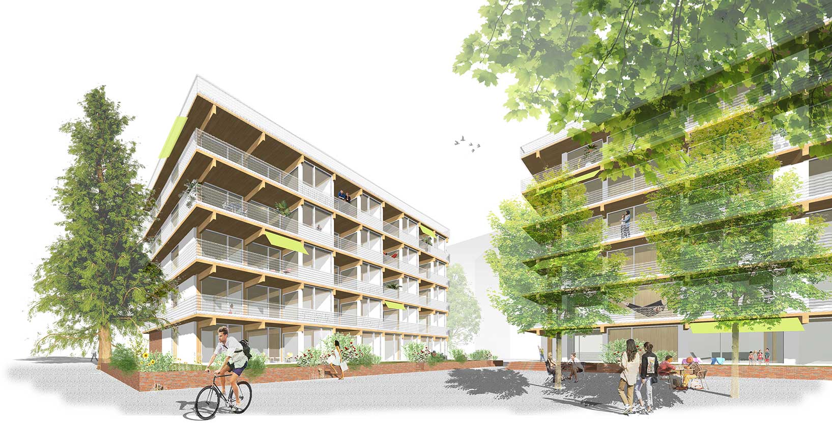 Wohnhof Projektperimeter