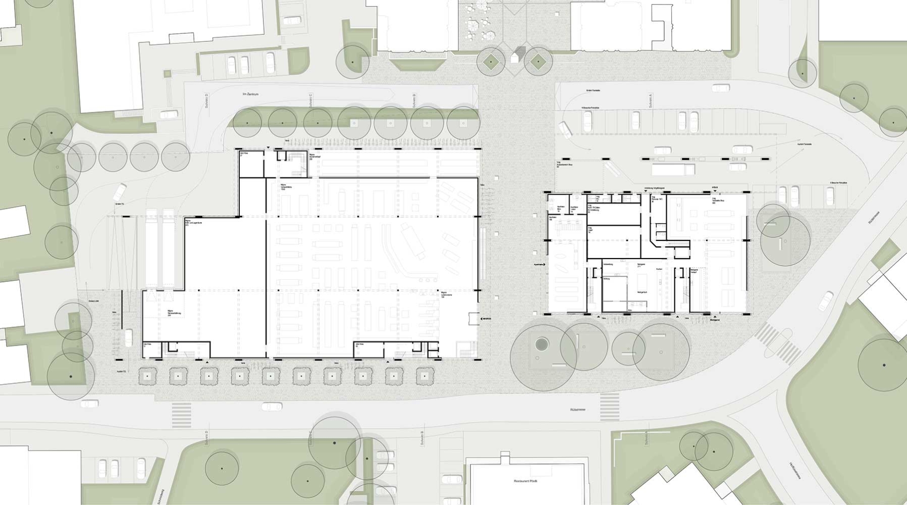 Grundrisse Erdgeschoss